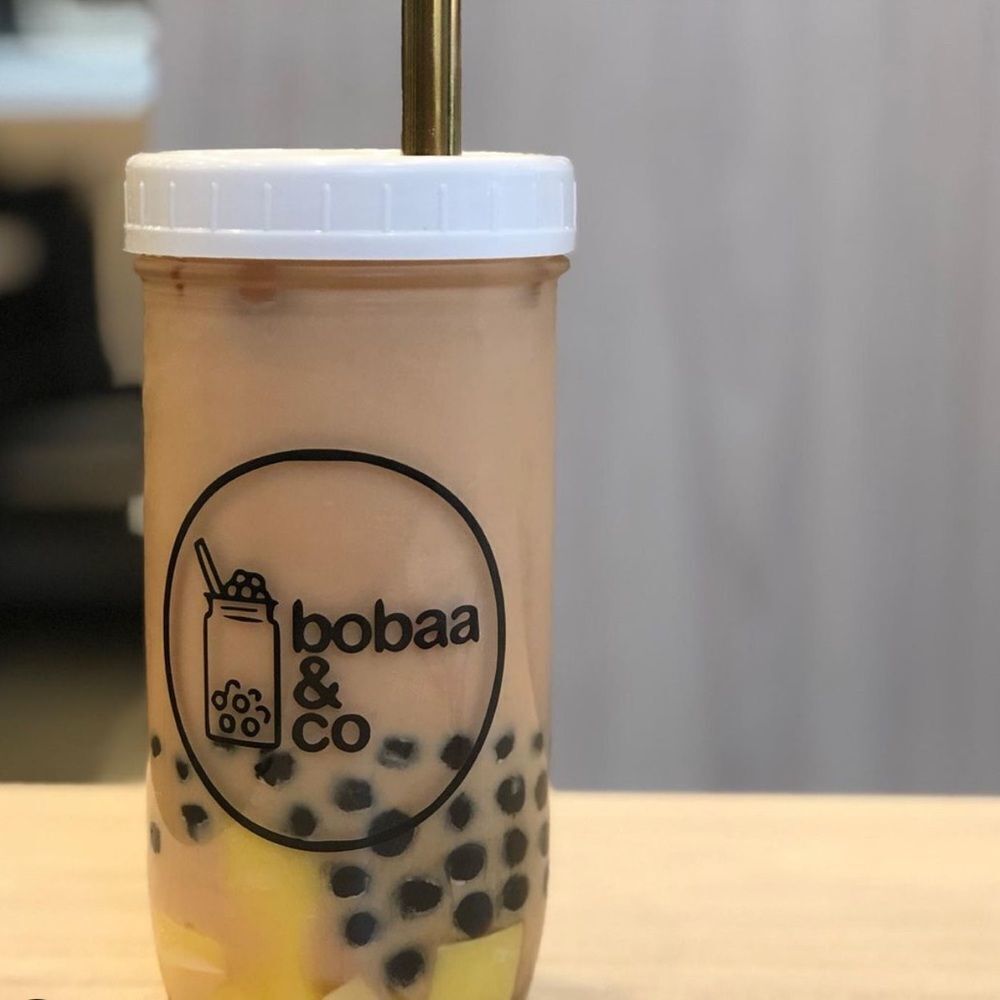 𝅺BOBA and co reusable bubble tea cup new​​